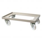 Ikona apo Καρότσι ABS για κουτιά ζύμης 60x40cm, 4 ρόδες, μέγιστο φορτίο 250kg