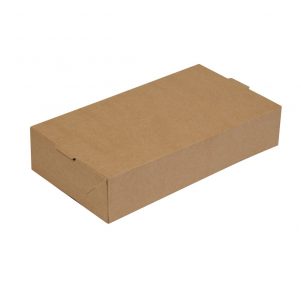 Ikona apo Χάρτινο κουτί Easy-Open All Day, Kraft, 24.5x13x5.5cm, μιας χρήσης, ROIS Bros