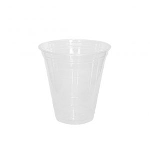 Ikona apo Πλαστικό ποτήρι PLA, βιοδιασπώμενο, μίας χρήσης 12oz, φ9.8x10.3cm, διαφανές