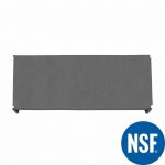 Ράφι Συμπαγέs Πλαστικό NSF κατάλληλο για τρόφιμα, κατάψυξη, 1525Μ x 610Β mm Σετ των 4 τεμαχίων.