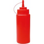 Μπουκάλι σερβιρίσματος με καπάκι πλαστικό κόκκινο 16oz-GTSA