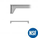 Δοκίδα ατσάλινη με επικάλυψη PP μήκους 910mm Σετ των 2 τεμαχίων.