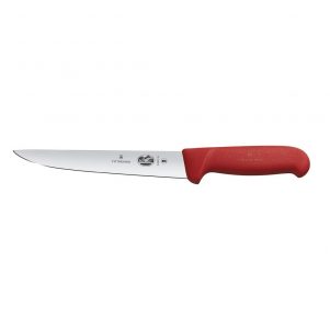 Ikona apo Μαχαίρι σφαγής 18cm, κόκκινη λαβή Fibrox, VICTORINOX