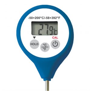 Ikona apo Θερμόμετρο Ψηφιακό Ακίδα, HACCP, Αδιάβροχο, Αυτορυθμιζόμενο, -50 έως 200°C, μπλε. Alla France