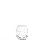 Ποτήρι Κρυσταλλίνης Χαμηλό, Ουίσκι, 38cl, φ8.6x9.5cm, RCR Ιταλίας - Σετ 6 τεμαχίων