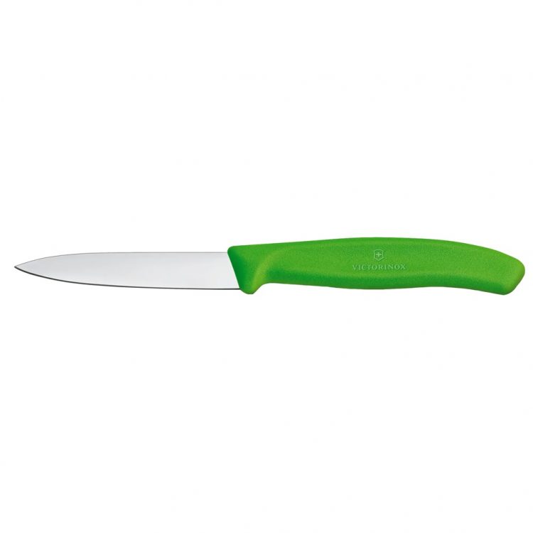 Ikona apo Μαχαίρι κουζίνας 8cm, μυτερό, πράσινη λαβή Swiss Classic, VICTORINOX