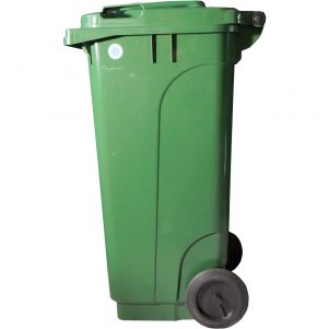Ikona apo Κάδος πλαστικός 240Lt, με ρόδες (χωρίς πεντάλ), ύψος 98cm, πράσινος