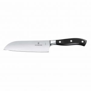 Ikona apo Μαχαίρι Santoku μονοκόμματο 17cm, σε ειδική συσκευασία δώρου Grand Maitre, VICTORINOX