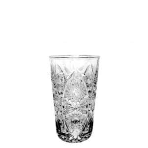 Ikona apo Γυάλινο Ποτήρι Σκαλιστό, Σωλήνας. 38cl, Φ7.8x13.8cm