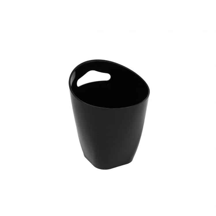 Ikona apo Δοχείο Πάγου φ14xΥ16.5cm, πλαστικό, μαύρο