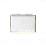 Ikona apo Πιατέλα ορθογώνια πορσελάνης 21x10cm, Λευκό, σειρά 360, LUKANDA