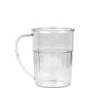 Ikona apo Ποτήρι μπύρας πλαστικό PC (Policarbonate), Φ8.7x11.5, διάφανο, 500ml