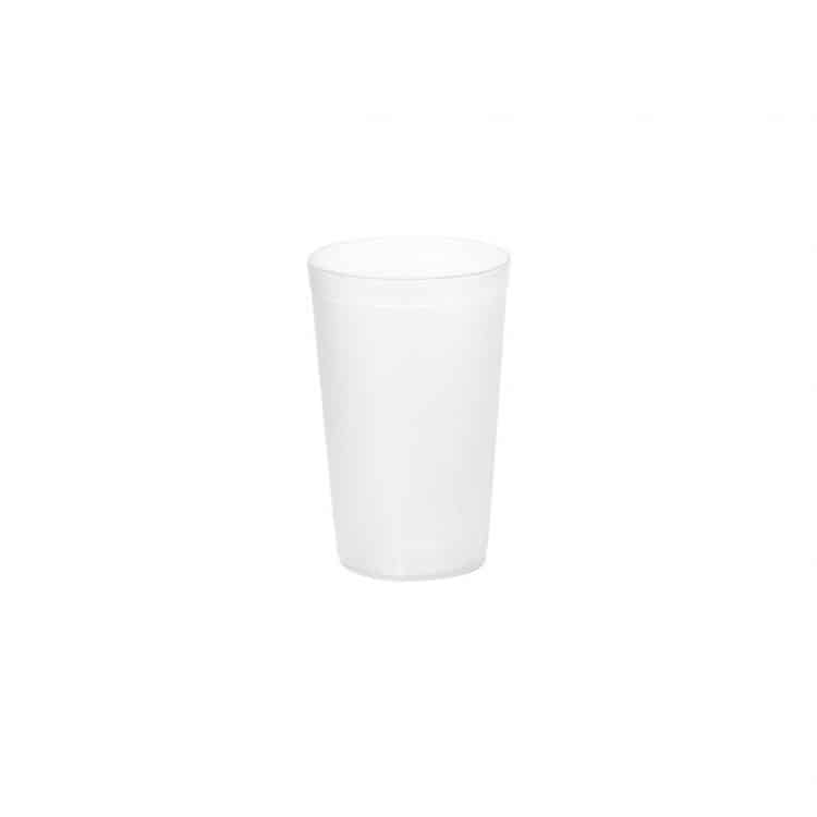 Ikona apo Ποτήρι πλαστικό PC (Policarbonate), διάφανο πάγου, 240ml