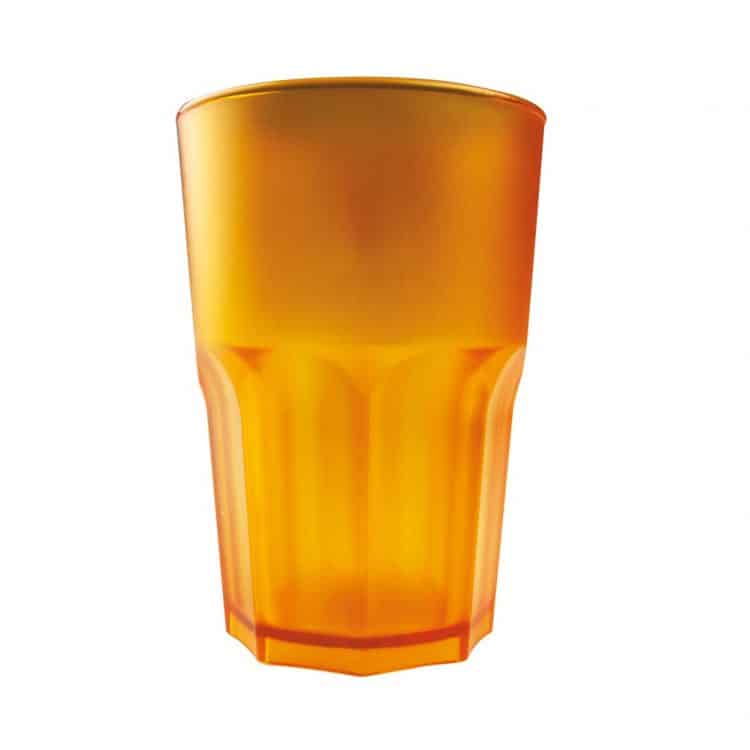 Ikona apo Πλαστικό ποτήρι SAN πισίνας 42cl πορτοκαλί
