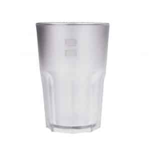 Ikona apo Πλαστικό ποτήρι PS πισίνας 42cl λευκό πάγου