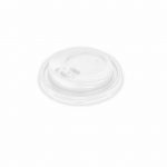 Καπάκι Πιπίλα με Τάπα για Χάρτινα Ποτήρια 8oz Λευκό - Συσκευασία 200 τεμαχίων