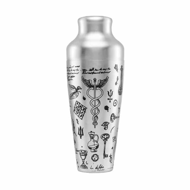 Ikona apo Shaker Parisene, Alchemy, 550ml, 22.5cm, INOX 18/10, ασημί, Lumian