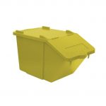 Ikona apo Κάδος Διαχωρισμού με καπάκι, στοιβαζόμενος, 45Lt, 57x32x32cm, κίτρινος, TTS Cleaning