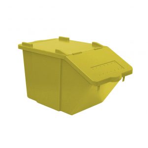 Ikona apo Κάδος Διαχωρισμού με καπάκι, στοιβαζόμενος, 45Lt, 57x32x32cm, κίτρινος, TTS Cleaning