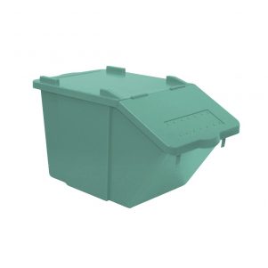 Ikona apo Κάδος Διαχωρισμού με καπάκι, στοιβαζόμενος, 45Lt, 57x32x32cm, πράσινος, TTS Cleaning