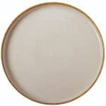 eikona apo piato porselanis flat ivory