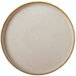 eikona apo piato porselanis flat ivory