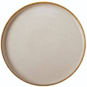 eikona apo piato porselanis flat ivory