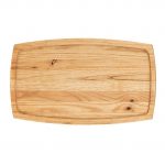 Ikona apo Ξύλινο πλατό οβάλ, με λούκι,, ξύλο Καστανιάς, 38x22cm