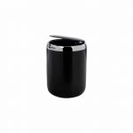 Ikona apo Επιτραπέζιος κάδος, πλαστικός, 3 λίτρων, φ16xΥ19cm, μαύρος