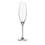 Ikona apo Ποτήρι κρυσταλλίνης Σαμπάνιας, 21cl, φ6.6x26.8cm, σειρά LOXIA, BOHEMIA Crystalite