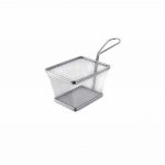 Ikona apo Καλαθάκι mini φριτεζάκι σερβιρίσματος, ΙΝΟΧ 18/10, 10.5x8.5x6.5cm