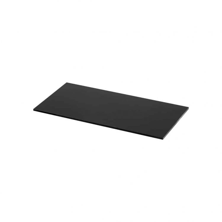 Ikona apo Βάση τοποθέτησης προϊόντων Amenities, 20x10cm, Plexiglass μαύρη