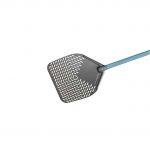 Ikona apo Φτυάρι Πίτσας διάτρητο 33x33cm αλουμινίου SHA, με κοντάρι 1.2m, GIMETAL