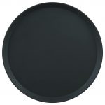 Ikona apo Δίσκος Fiberglass με αντιολισθητική επιφάνεια, βαθύς, φ40cm, μαύρος