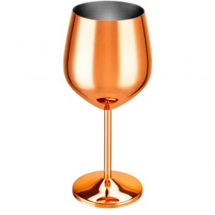 Ikona apo Χάλκινο ποτήρι κολωνάτο κρασιού/coctail, φ9.4xΥ21.1cm