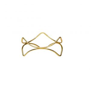 Ikona apo Βάση buffet στρογγυλή, φ21.5x21xΥ10cm, χρυσή, Style Point