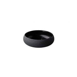 Ikona apo Πιάτο βαθύ Stoneware VULCANIC BLACK, φ19.5xΥ6.7cm, 1200ml, RAW