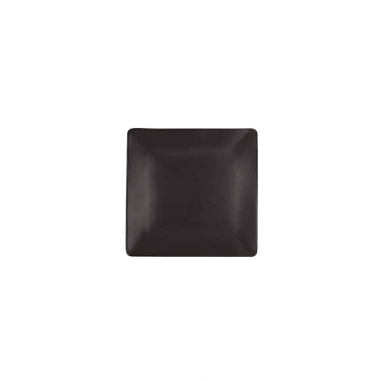 Ikona apo Τετράγωνο Πιάτο πορσελάνης SUSHI (μαύρο) 14.5x14.5x2cm