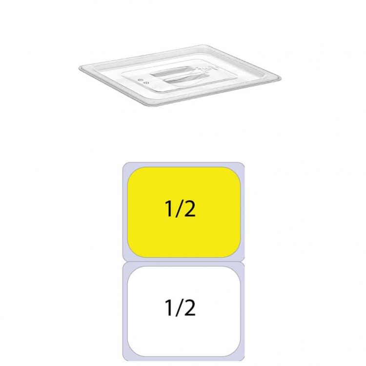 eikonaapoΚαπάκι PC για Δοχεία Τροφίμων, GN1/2 (265 x 325mm)