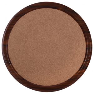 Ikona apo Δίσκος laminated σερβιρίσματος με φελλό, στρογγυλός φ40.5cm, χρώμα ξύλου