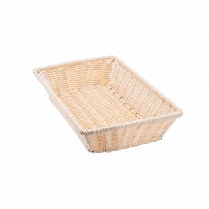 Ikona apo Ψωμιέρα/Καλάθι Rattan, με ενισχυμένο INOX σκελετό, GN1/2, 32.5x26.5xΥ8cm, Buffet Choice