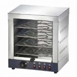 Ikona apo Ηλεκτρική Τοστιέρα INOX, αντιστάσεις Quartz, 41x33x46cm, 3.5KW, KARAMCO