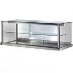 ΤΙΚ 1 80 Τυροπιτιέρα κρυστάλλινη με κολωνάκια Inox800x500x460mm