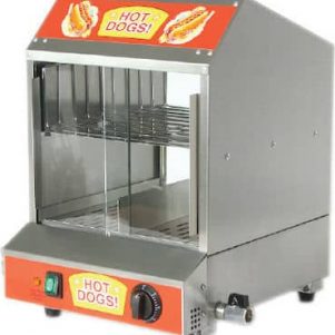 Ikona apo Συσκευή Hot Dog Ατμού με Θερμαντικό Ψωμιού 1.2kW 39.3x43.1x49.5cm HD-1200, Karamco