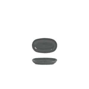 Ikona apo Δίσκος ορθογώνιος πορσελάνης, 12cm, σειρά Candem, ανθρακί, COK/Alar
