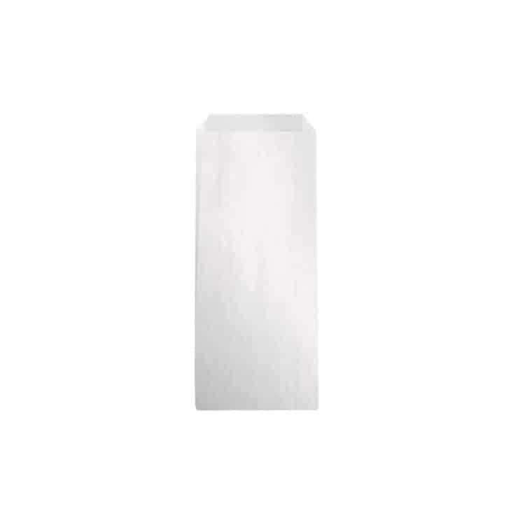 Ikona apo Χάρτινο σακουλάκι Βεζετάλ, (τιμή ανά κιλό), λευκό, 12.5x21cm, Intertan