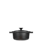 Ikona apo Κατσαρόλα Χυτού Αλουμινίου, αντικολλητική teflon, με καπάκι, induction, 3Lt, φ28xΥ7.5cm (7mm), RISOLI