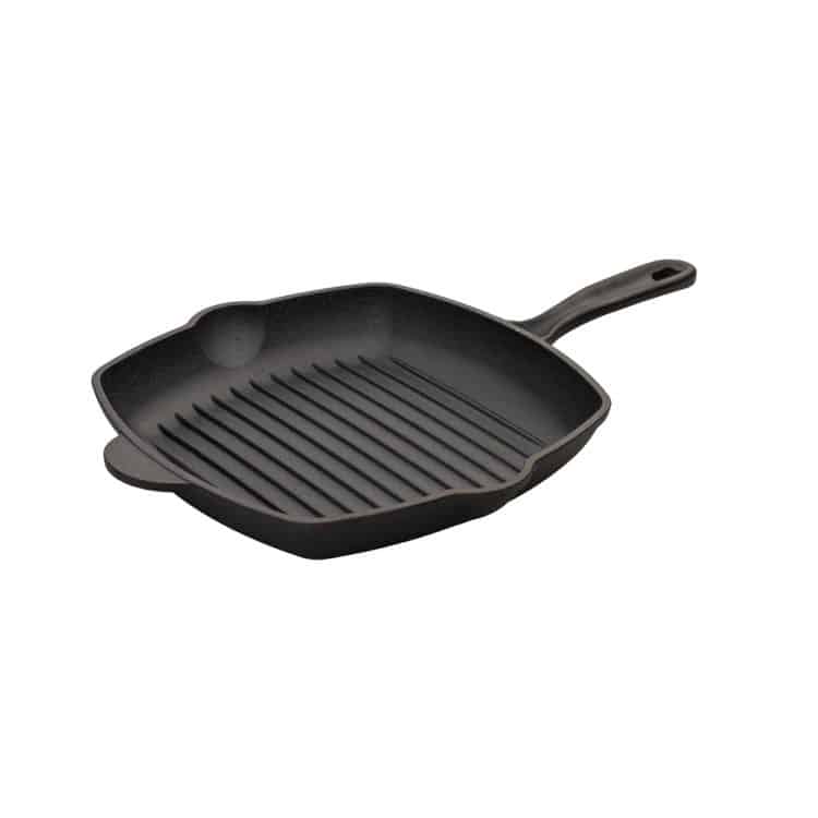 Ikona apo Γκριλιέρα 28cm, μαντέμι Cast Iron (100% Χυτοσίδηρος), ESTIA