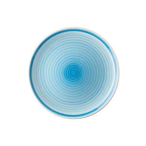 Ikona apo Πιάτο ρηχό πορσελάνης 27cm, γαλάζιο, SHINE-B, LUKANDA