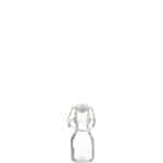 Ikona apo Μπουκάλι mini γυάλινο, 50ml, με πώμα ασφαλείας λείο στρογγυλό